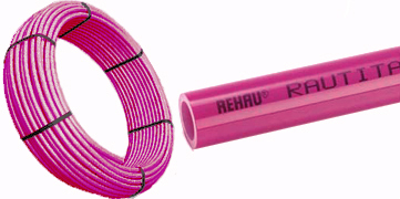 Труба Rehau RAUTITAN pink для систем отопления