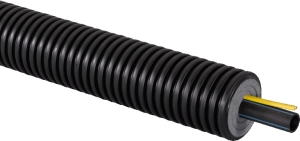 Труба Uponor  теплоизолированная для наружного применения Supra Standard с желтым кабелем, длина 300м