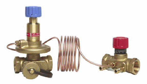 Автоматический баласировочный клапан ASV-PV DN25, Rp 1, Kvs 4 м³/ч, PN16, 120 °C, 0,05-0,25 бар