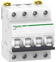 Выключатель дифференциальный Schneider Electric УЗО 4П IID K 4П 25A 30mA ACTI9 AC
