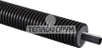 Труба Uponor  теплоизолированная для наружного применения Supra Standard с белым кабелем, длина 300м