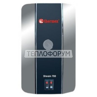 Электрический проточный водонагреватель THERMEX Stream 700 Chrome